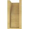 Ekena Millwork 6"W x 6"D x 12"H Wide Greensboro Rough Cedar Woodgrain TimberThane Corbel, Primed Tan CORUR06X06X12GRNRCPR - alternate 3